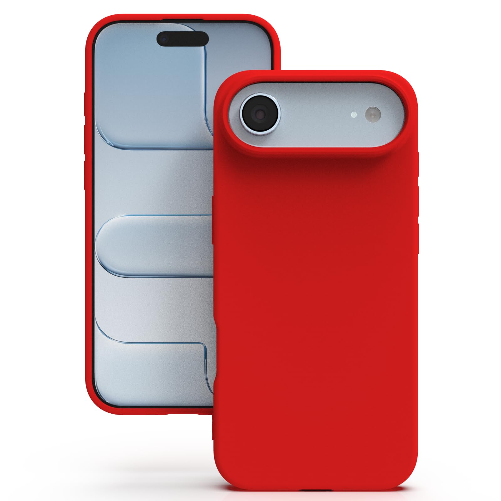 YATWIN Silicone Case for iPhone 17 Air, Soft-Touch, Shockproof